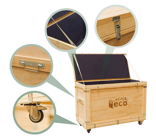 Caja Eco embalaje de madera